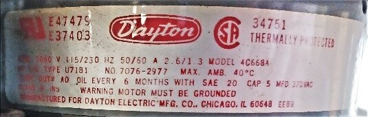 Unknown Brand Unknown Model 1/6 HP Table Top Blower - Image 4