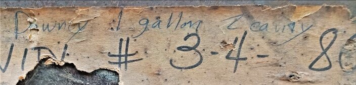 Unknown Brand Unknown Model 1 Gallon Downy Bottle Blow Mold - Image 2