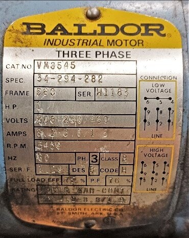 Unknown Brand Unknown Model 1 HP Blower with Filter - Image 2