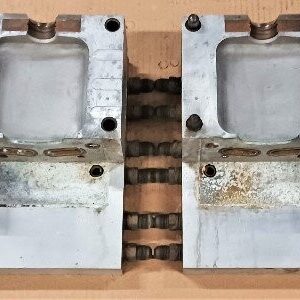 Unknown Brand Unknown Model 10 oz Square Noxzema Cosmetic Bottle Blow Mold