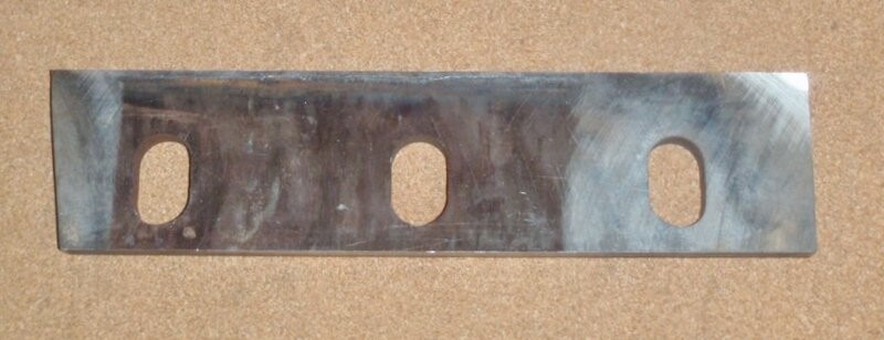 Unknown Brand Unknown Model 11 3/4 Inch Long Rotor Knives (Slanted on the Left Side) - Image 2