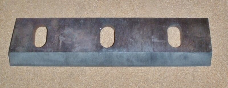 Unknown Brand Unknown Model 11 3/4 Inch Long Rotor Knives (Slanted on the Left Side)