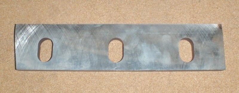 Unknown Brand Unknown Model 11 7/8 Inch Long Rotor Knives (Slanted on the Left Side) - Image 2