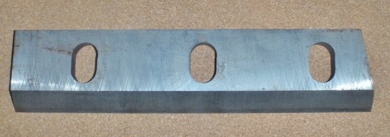 Unknown Brand Unknown Model 12 1/8 Inch Long Rotor Knives (Slanted on the Right Side)