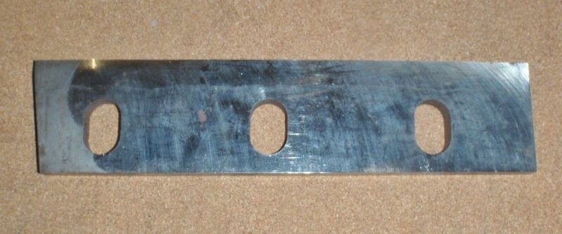 Unknown Brand Unknown Model 12 1/8 Inch Long Rotor Knives (Slanted on the Left Side) - Image 2