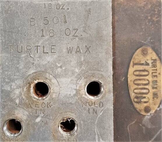 Unknown Brand B501 18 oz Turtle Wax Bottle Blow Mold - Image 2