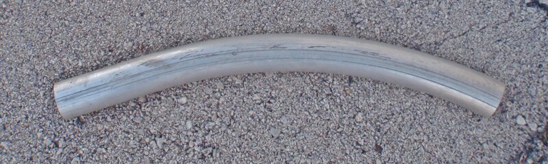 Unknown Brand Unknown Model 2.5 inch 45° Aluminum Pipe