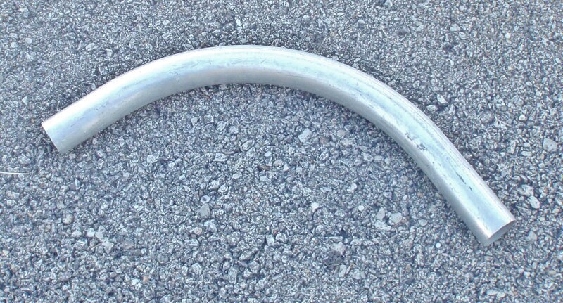 Unknown Brand Unknown Model 2.5 inch 90° Medium Aluminum Pipe