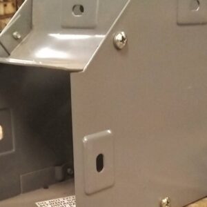 Unknown Brand Unknown Model 4" x 4" Gray Corner Wireway