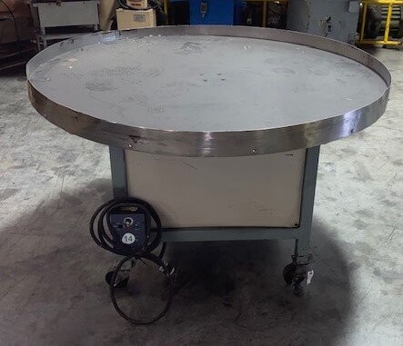 Unknown Brand Unknown Model 59.5" Diameter Rotary Accumulation Table