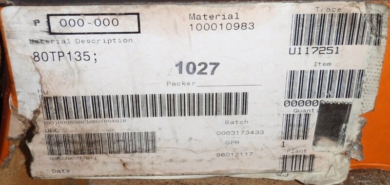 Timken 80TP135 Thrust Heavy Duty Cylindrical Roller Bearing - Image 2