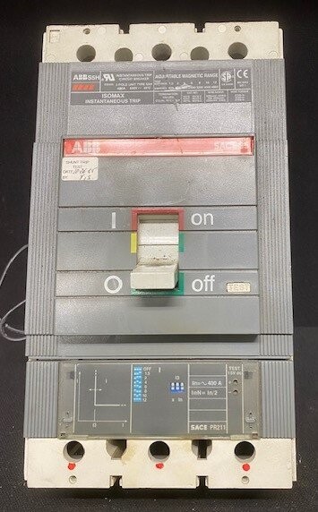 ABB PR211 S5 Sace600VAC 3-Pole Circuit Breaker