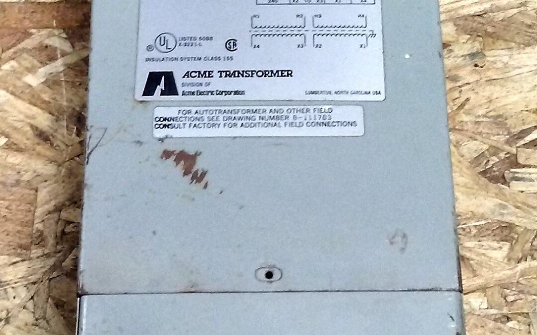 Acme Electric Corporation T-2-53010-S 1.0 KVA Transformer
