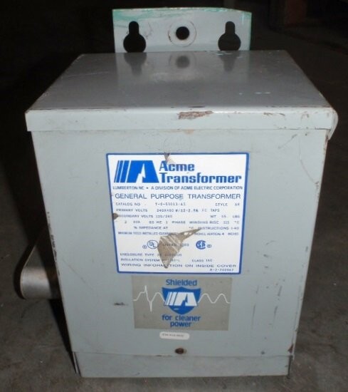 Acme Electric Corporation T-2-53013-4S General Purpose Transformer
