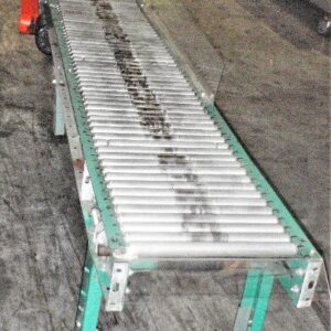ACS Unknown Model 10 Foot Long Flat Roller Conveyor