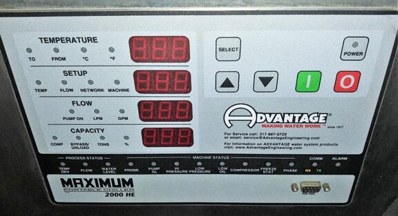Advantage Engineering MK-7.5AM 21HFXr Maximum 2000 HE 7.5 Ton Portable Water Chiller - Image 2