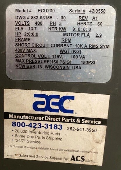 AEC ECU200 Thermolator - Image 3