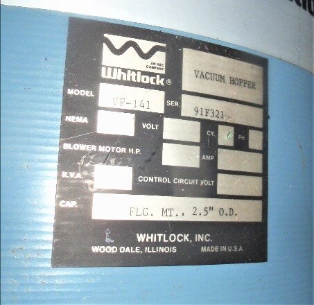 AEC-Whitlock VF-141 Vacuum Hopper Receiver - Image 2