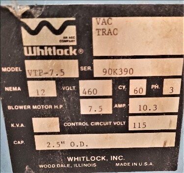 AEC-Whitlock VTP-7.5 Vacuum Pump - Image 3