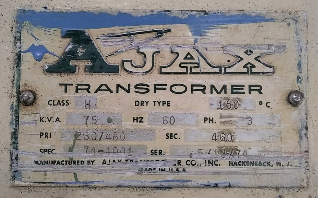 Ajax 74-1001 Transformer - Image 2