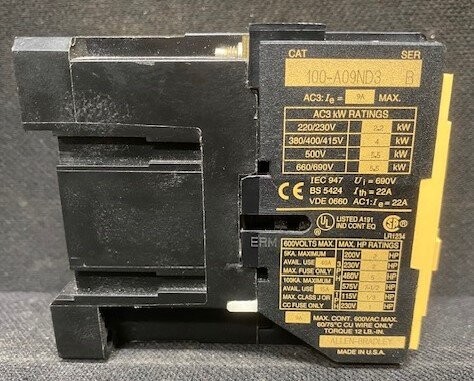 Allen-Bradley 100-A09ND3 Series B Contact - Image 3