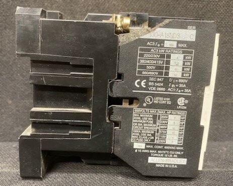 Allen-Bradley 100-A18ND3 Series C Contact - Image 2