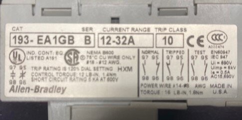 Allen-Bradley 100-C09D10 Series A Contactor - Image 4
