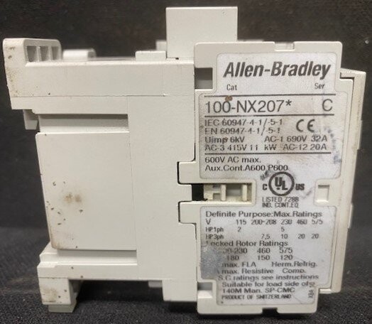 Allen-Bradley 100-NX207 Series C Definite Purpose Contactor - Image 2