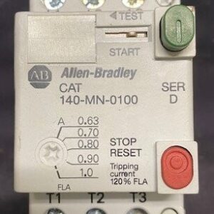 Allen-Bradley 140-MN-0100 Series D Manual Motor Starter