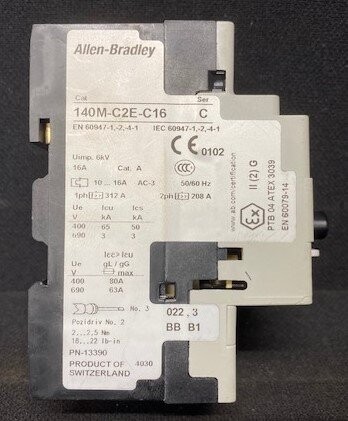 Allen-Bradley 140M-C2E-C16 Series C Motor Protection Circuit Breaker - Image 2
