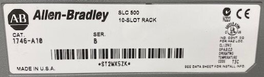 Allen-Bradley 1746-A10 Series B SLC500 10-Slot Rack - Image 2