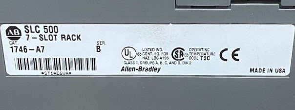 Allen-Bradley 1746-A7 Series B 7-Slot Chassis - Image 3