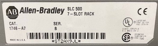 Allen-Bradley 1746-P3 SLC 500 Series A Power Supply/1746-A7 Series B 7-Slot Rack - Image 3