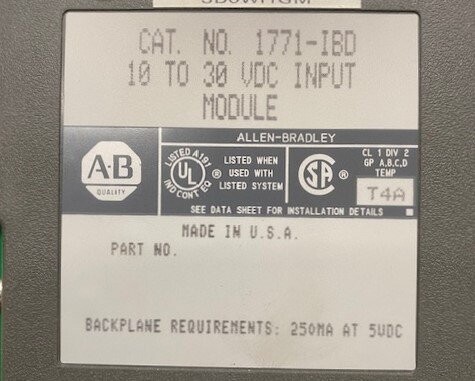 Allen-Bradley 1771-IBD AC Input Module - Image 3
