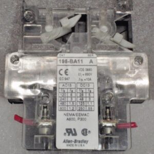 Allen-Bradley 195-BA11 Series A Auxiliary Contact