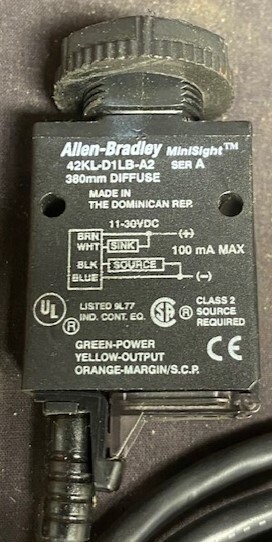 Allen-Bradley 42KL-D1LB-A2 Series A Minisight Sensor - Image 2