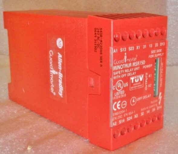 Allen-Bradley 440R-M23048 Guardmaster MinoTaur MSR15D Safety Relay - Image 2