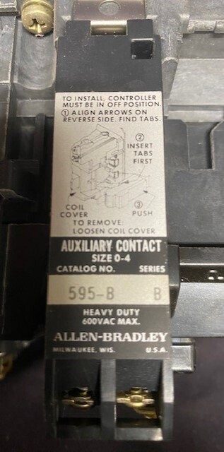 Allen-Bradley 500-AOD92 AC Contactor - Image 3