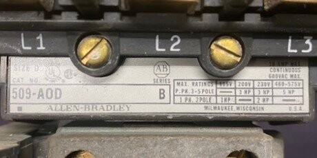 Allen-Bradley 509-AOD Series B Size 0 Starter - Image 2