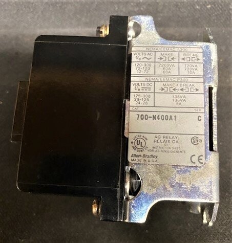 Allen-Bradley 700-N400A1 Industrial Control Relay - Image 2