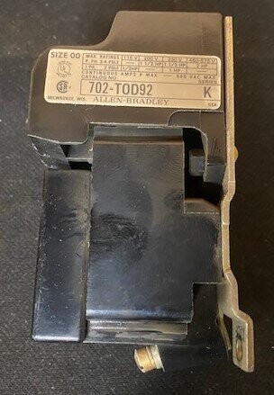 Allen-Bradley 702-TOD92 Size 00 Magnetic Contactor - Image 2