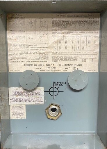 Allen-Bradley 709-AAD3 Bulletin Enclosed AC Automatic Starter - Image 3