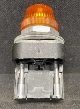Allen-Bradley 800T-Q10A Series T Amber Capped Pilot Light - Image 2