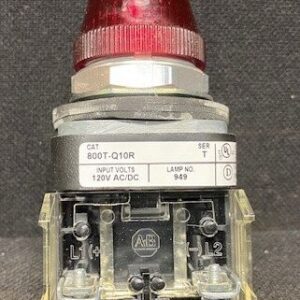 Allen-Bradley 800T-Q10R Series T Red Capped Pilot Light