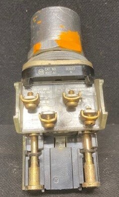 Allen-Bradley 800T-XA Tripled Contact Blocks on Mount with Recessed Push Button - Image 2