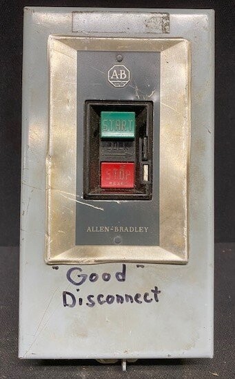 Allen-Bradley 609-AAW Series H Bulletin Three-Phase Enclosed Manual Control Starter