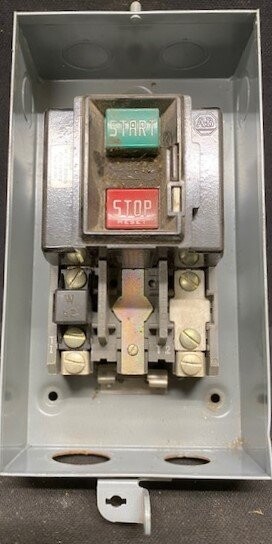 Allen-Bradley 609-AAX Series G Bulletin Single-Phase Enclosed Manual Control Starter - Image 3