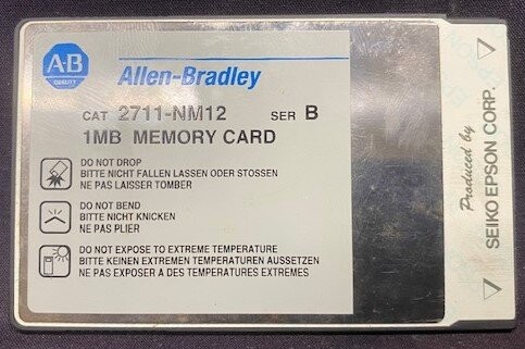 Allen-Bradley/Seiko-Epson 2711-NM12 Series B Memory Card - Image 2