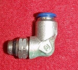 Alpha Fittings 87110-05-02  Male Swivel 90 Degree Elbow, Brass, 5/16In