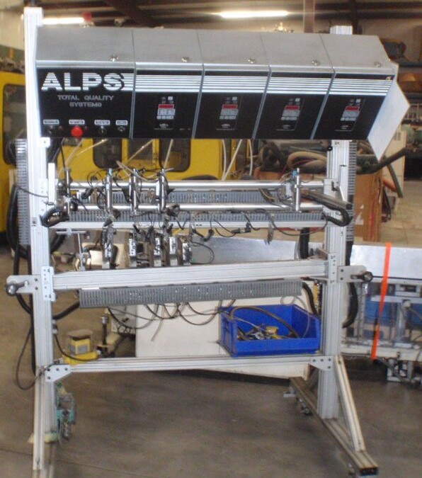 ALPS SX-3E4 4-head leak tester
